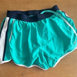 Reebok Turquoise and Navy Athletic Shorts